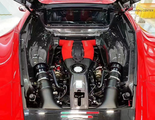 488 Ferrari Body Kit Dry Carbon Fiber Engine Shield OEM Carbon Fiber Oil Cap