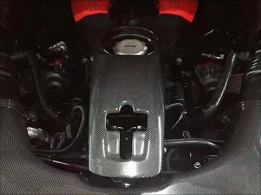488 Ferrari Body Kit Dry Carbon Fiber Engine Shield OEM Carbon Fiber Oil Cap