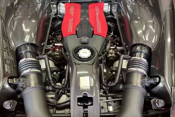 488 Ferrari Body Kit Dry Carbon Fiber Engine Shield OEM Carbon Fiber Oil Cap