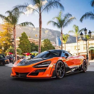 Dry Carbon Fiber for McLaren 720s Carbon Fiber Body Kit 720s Upgraded MSY-style Front and Rear Bumper Spoiler Hood
