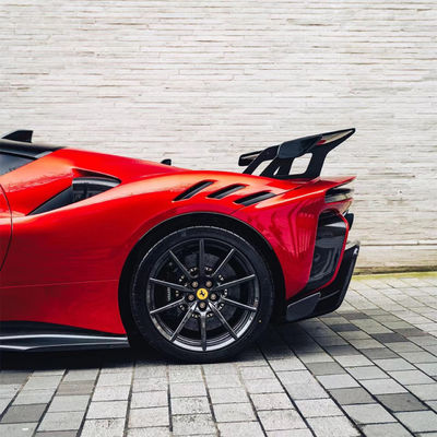 SF90FXX Ferrari SF90 Body Kit Front And Rear Car Bumper Side Skirt Hood Taillights