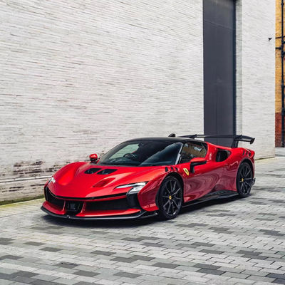 SF90FXX Ferrari SF90 Body Kit Front And Rear Car Bumper Side Skirt Hood Taillights