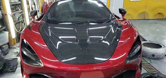 For McLaren 720s Carbon Fiber Hood 720s Upgraded NOVI Style Carbon Fiber Hood Body Kit