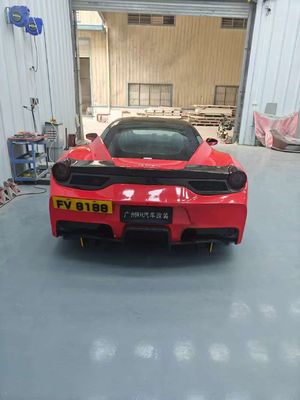 Ferrari 458 Body Kit SP Style Carbon Fiber Front And Rear Bumper Spoiler Hood 2010-2014