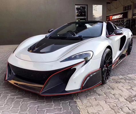 New Product for McLaren MP4-12C 650S Carbon Fiber Hood  Mp4-12c 650S Upgraded P1 Style Bonnet and Engine Hatch