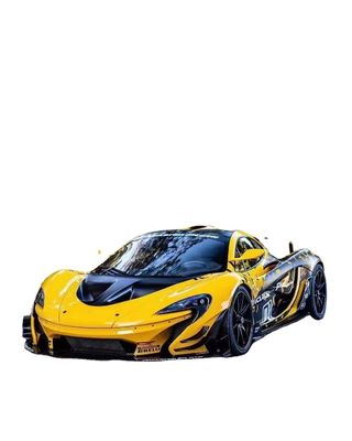 For McLaren P1 Body Kit   P1 Upgraded GTR Style Front and Rear Bumper Spoilers Carbon Fiber Body Kit