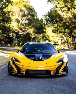 For McLaren P1 Body Kit   P1 Upgraded GTR Style Front and Rear Bumper Spoilers Carbon Fiber Body Kit