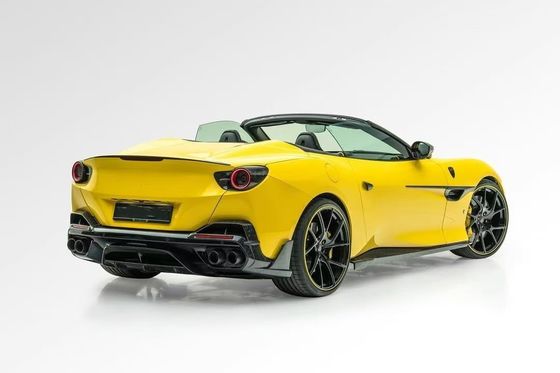 Portofino Retrofit Carbon Body Kit MSY Style Front Lip Carbon Fiber Diffuser Spoiler Side
