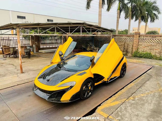 Car Front Bumper Carbon Parts for Mclaren Mp4 12C 625c  650S Upgrade to 675LT Style Body Kit