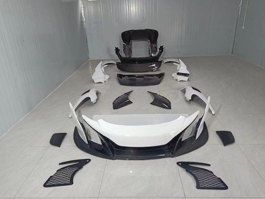 Car Front Bumper Carbon Parts for Mclaren Mp4 12C 625c  650S Upgrade to 675LT Style Body Kit