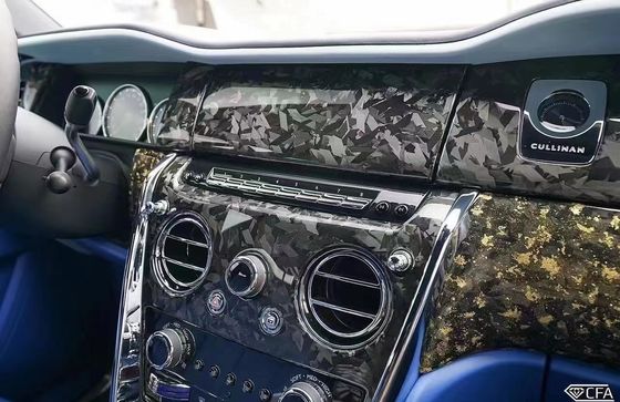 2018 Cullinan Rolls Royce Body Kit Dry Carbon Fiber Interior Trim Center Panel