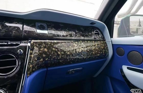 2018 Cullinan Rolls Royce Body Kit Dry Carbon Fiber Interior Trim Center Panel