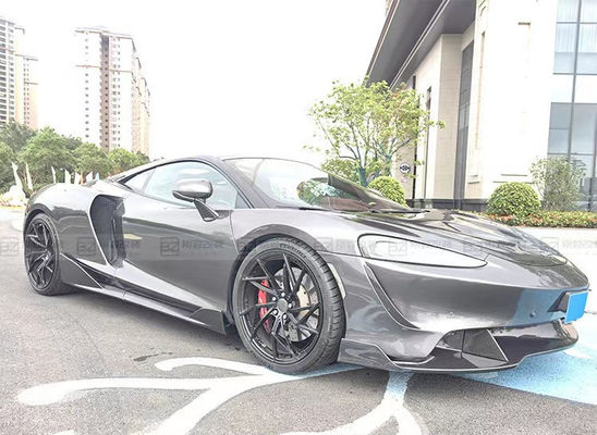 Plastic Black  McLaren GT Body Kit Bumper Spoiler Side Skirt Hood