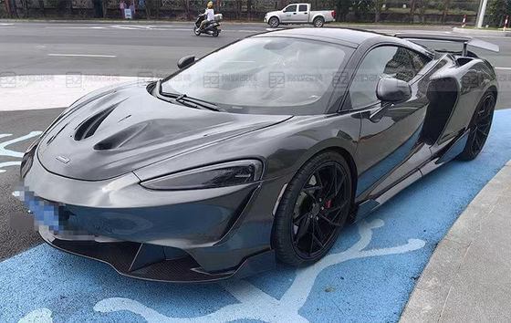 Plastic Black  McLaren GT Body Kit Bumper Spoiler Side Skirt Hood