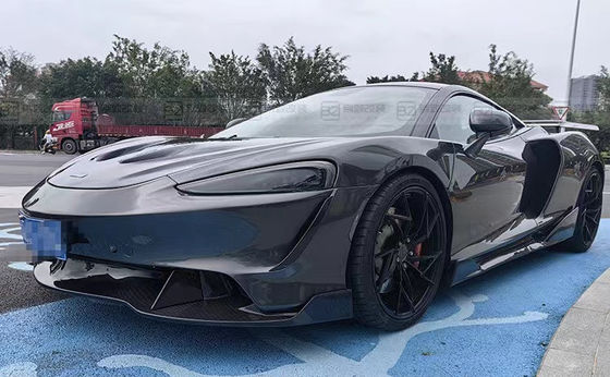 Plastic Black  McLaren GT Body Kit Bumper Spoiler Side Skirt Hood