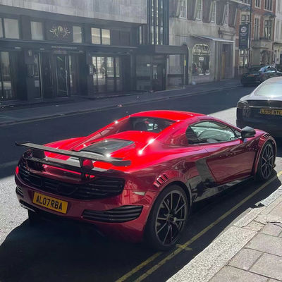 MP4 12C Mclaren Body Kit MSY Style Front Rear Bumper Spoiler Widebody Kit Red Black