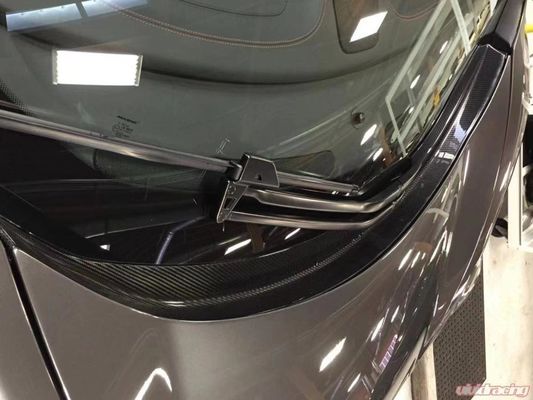 625C 650S Mclaren 12c Body Kit Headlamp Cleaning Guard Carbon Fiber Hood Fitting