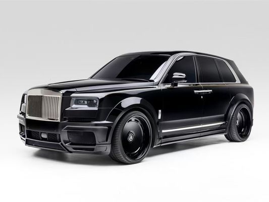 Black Cullinan Rolls Royce Body Kit NT Style Front And Rear Bumper Widebody Kit