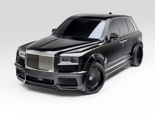 Black Cullinan Rolls Royce Body Kit NT Style Front And Rear Bumper Widebody Kit