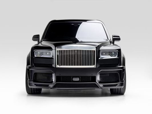 Black Cullinan Rolls Royce Body Kit NT Style Front And Rear Bumper Widebody Kit