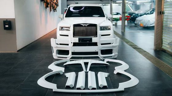 Black Cullinan Rolls Royce Body Kit NT Style Front And Rear Bumper Widebody Kit