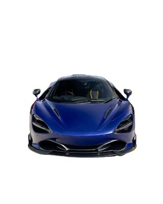 Blue 720s Wide Body Kit McLaren  Carbon Fiber Front Lip Diffuser Spoiler Kit