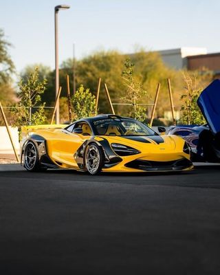 720s Mclaren Body Kit Carbon Fiber Widebody ZE Style Front And Rear Bumper