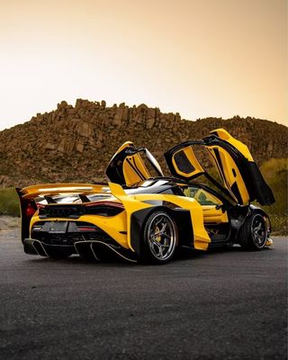 720s Mclaren Body Kit Carbon Fiber Widebody ZE Style Front And Rear Bumper