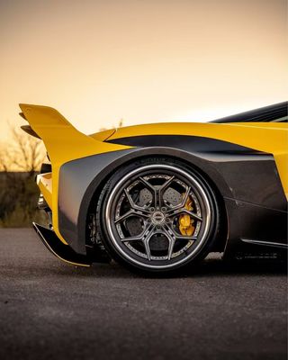 720s Mclaren Body Kit Carbon Fiber Widebody ZE Style Front And Rear Bumper