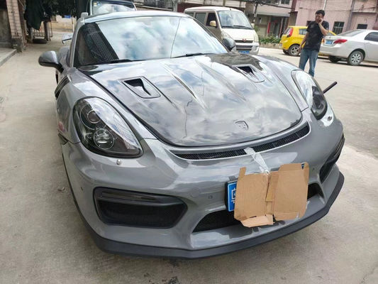 Carbon Fiber Products for Porsche 981 Boxster Carbon Fiber Hood 981 Carbon Fiber Engine Hatch Cover 2013-2015