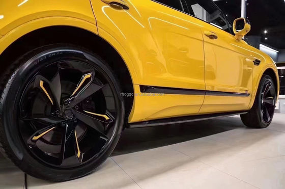 For Bentley Bentayga Carbon Fiber Body Kit Bentayga Upgrades the W12 Style Carbon Fiber Front Lip Diffuser Spoiler