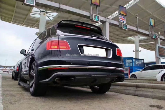 For Bentley Bentayga Carbon Fiber Body Kit Bentayga Upgrades the W12 Style Carbon Fiber Front Lip Diffuser Spoiler