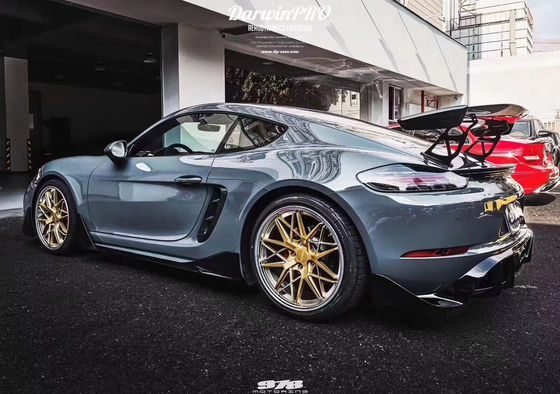 New Product for Porsche 718 Boxster Body Kit 718 Upgraded PD-style Front and Rear Bumper Tuyere Spoilers