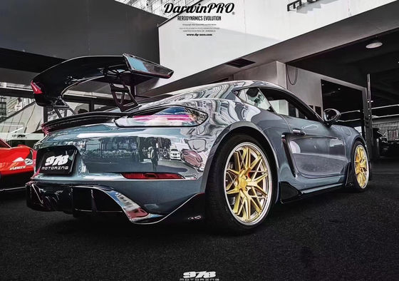 New Product for Porsche 718 Boxster Body Kit 718 Upgraded PD-style Front and Rear Bumper Tuyere Spoilers