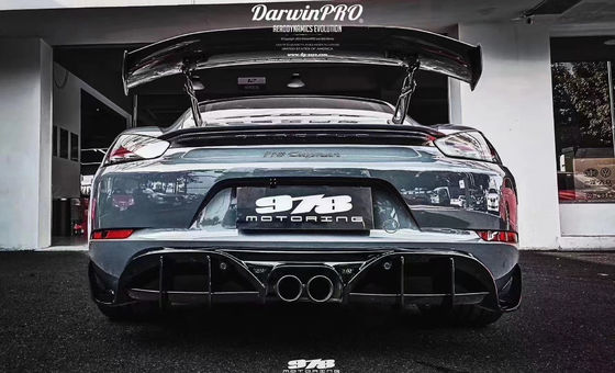 New Product for Porsche 718 Boxster Body Kit 718 Upgraded PD-style Front and Rear Bumper Tuyere Spoilers