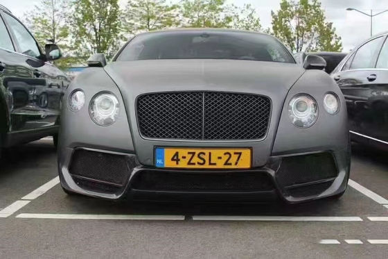 For Bentley Continental GT Carbon Fiber Body Kit Continental GT Upgrades  VORS Style Front and Rear Bumper Spoilers