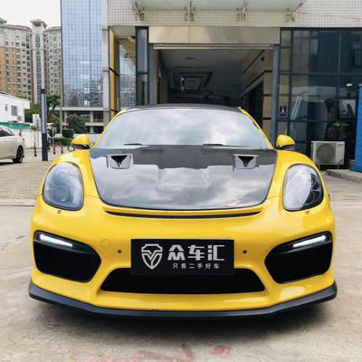 PU Plastic Products for Porsche Boxster 981 Body Kit Boxster 981 Upgraded GT4 Front and Rear Bumper Spoilers