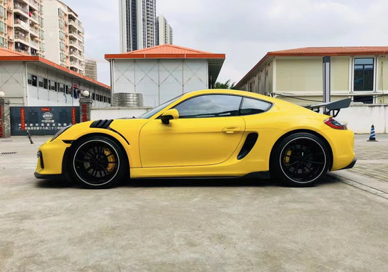 PU Plastic Products for Porsche Boxster 981 Body Kit Boxster 981 Upgraded GT4 Front and Rear Bumper Spoilers