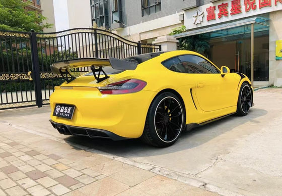 PU Plastic Products for Porsche Boxster 981 Body Kit Boxster 981 Upgraded GT4 Front and Rear Bumper Spoilers