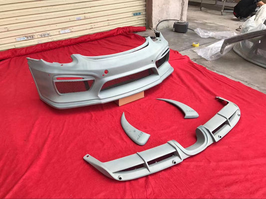 PU Plastic Products for Porsche Boxster 981 Body Kit Boxster 981 Upgraded GT4 Front and Rear Bumper Spoilers