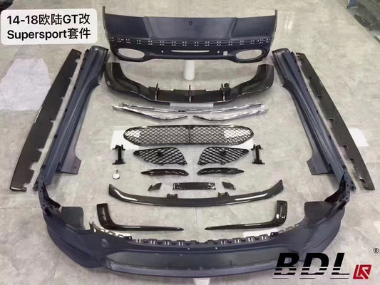 For Bentley Continental GT Body Kit Continental Upgraded Supersports Style Front and Rear Bumper Body Kits