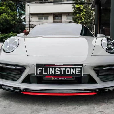 For Porsche 911 992 Carbon Fiber Body Kit 911 992 Upgraded TechArt Style Front Shovel Diffuser Spoiler Side Skirt Body Kit
