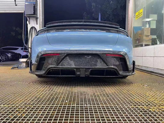 Auto Parts for Porsche Taycan Carbon Fiber Body Kit Taycan Upgrades MSY Style Front Shovel Diffuser Spoiler Body Kit