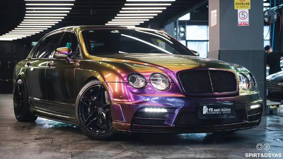 Black 2013 Bentley Flying Spur Body Kit Front And Rear Bumper Spoiler Exhaust Kit