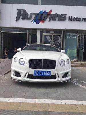 ODM White Bentley Continental Gt Body Kit WD Style Car Skirt Spoiler Body Kit