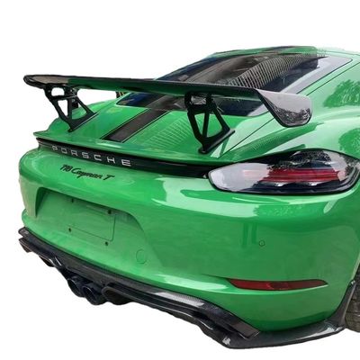 2022 New Products 987Cayman 981Boxster 718 Carbon Fiber Spoiler for Porsche 987 981 718 Carbon Fiber Spoiler Wing