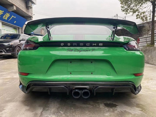 2022 New Products 987Cayman 981Boxster 718 Carbon Fiber Spoiler for Porsche 987 981 718 Carbon Fiber Spoiler Wing