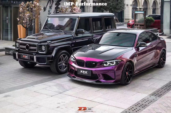 IMP Style Carbon Fiber Hood  ForBMW M2 2 Series F22 F87 Carbon Fiber Engine Cover Engine Hatch Cover