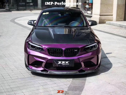 IMP Style Carbon Fiber Hood  ForBMW M2 2 Series F22 F87 Carbon Fiber Engine Cover Engine Hatch Cover