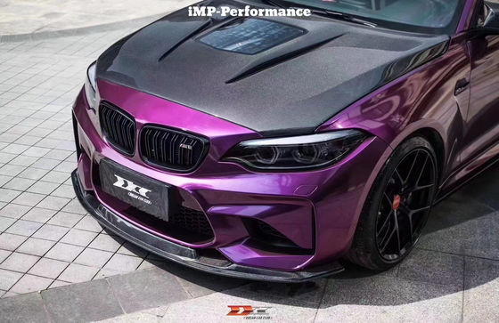 IMP Style Carbon Fiber Hood  ForBMW M2 2 Series F22 F87 Carbon Fiber Engine Cover Engine Hatch Cover